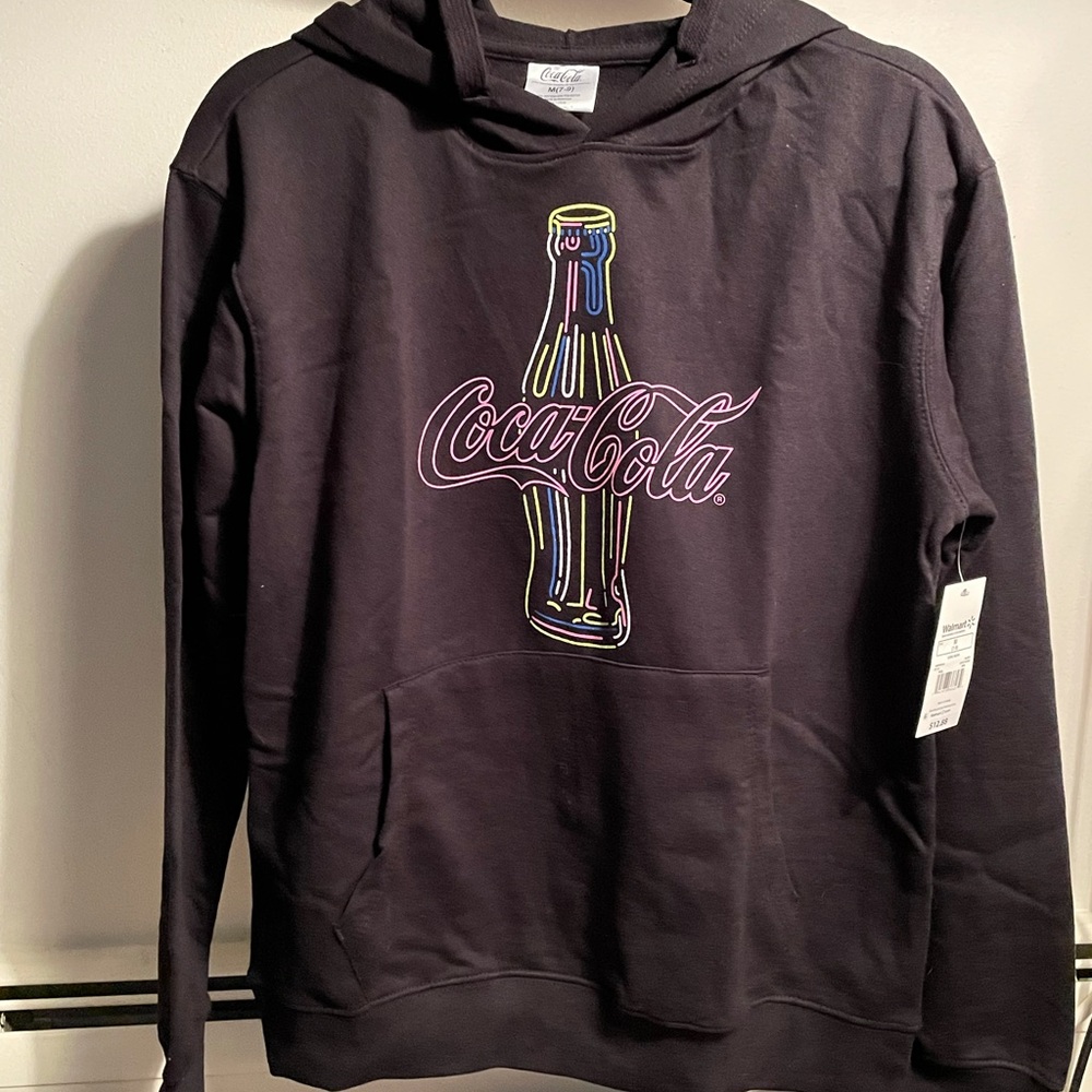 Gifted❗️Coca Cola, Black Graphic Sweatshirt, NWT